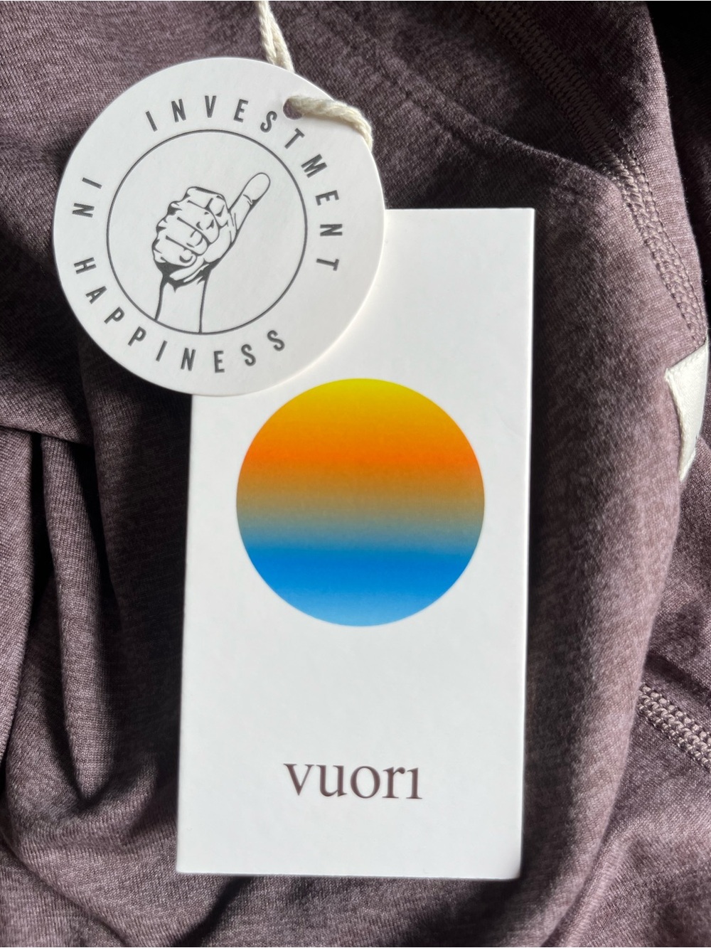 Vuori Huckleberry Heather Pullover Hoodie and Joggers matching set - Mauve color - Picture 8 of 8
